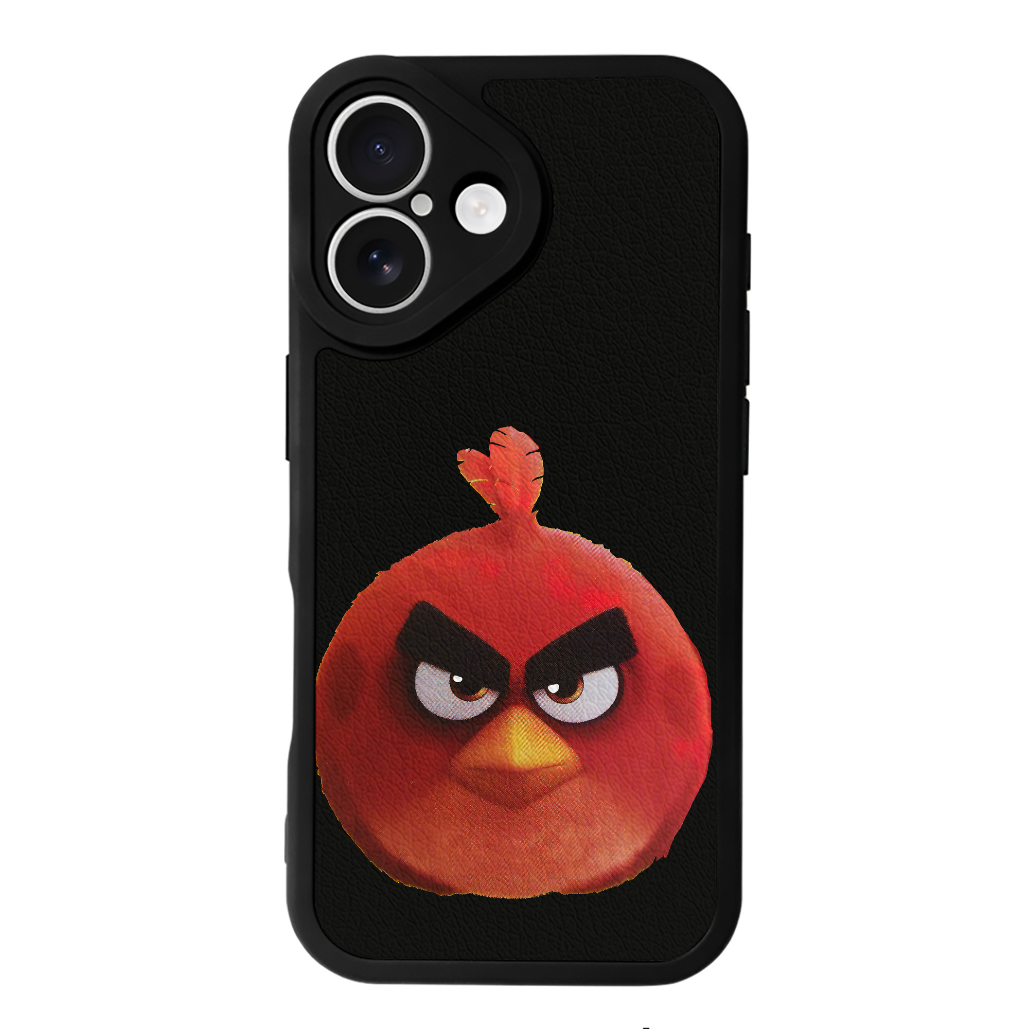 （画像用） Angry Birds アングリーバード 【iPhone 16シリーズ対応】シリコンスマホケース（レザー調） 材質：シリコン